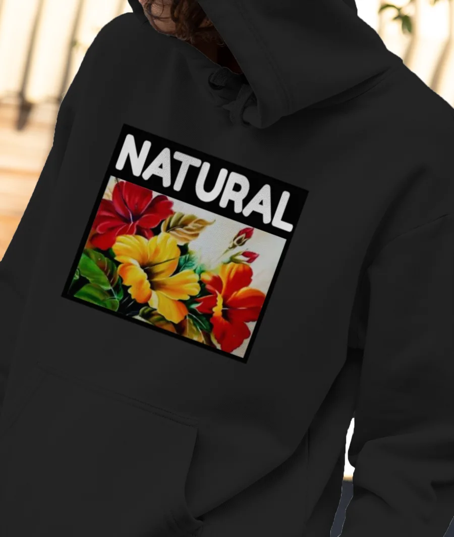 Be Natural Front-Printed Hoodie