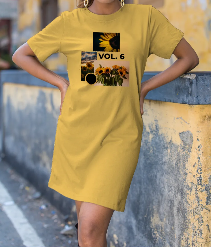 Sunflower, Vol. 6 (Harry Styles T-shirt) T-Shirt Dress