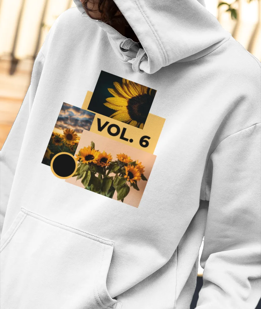 Sunflower, Vol. 6 (Harry Styles T-shirt) Front-Printed Hoodie