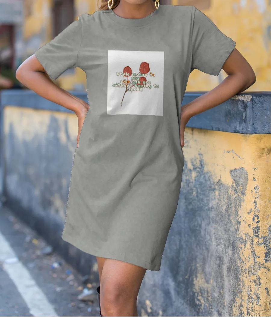 Quotes T-Shirt Dress