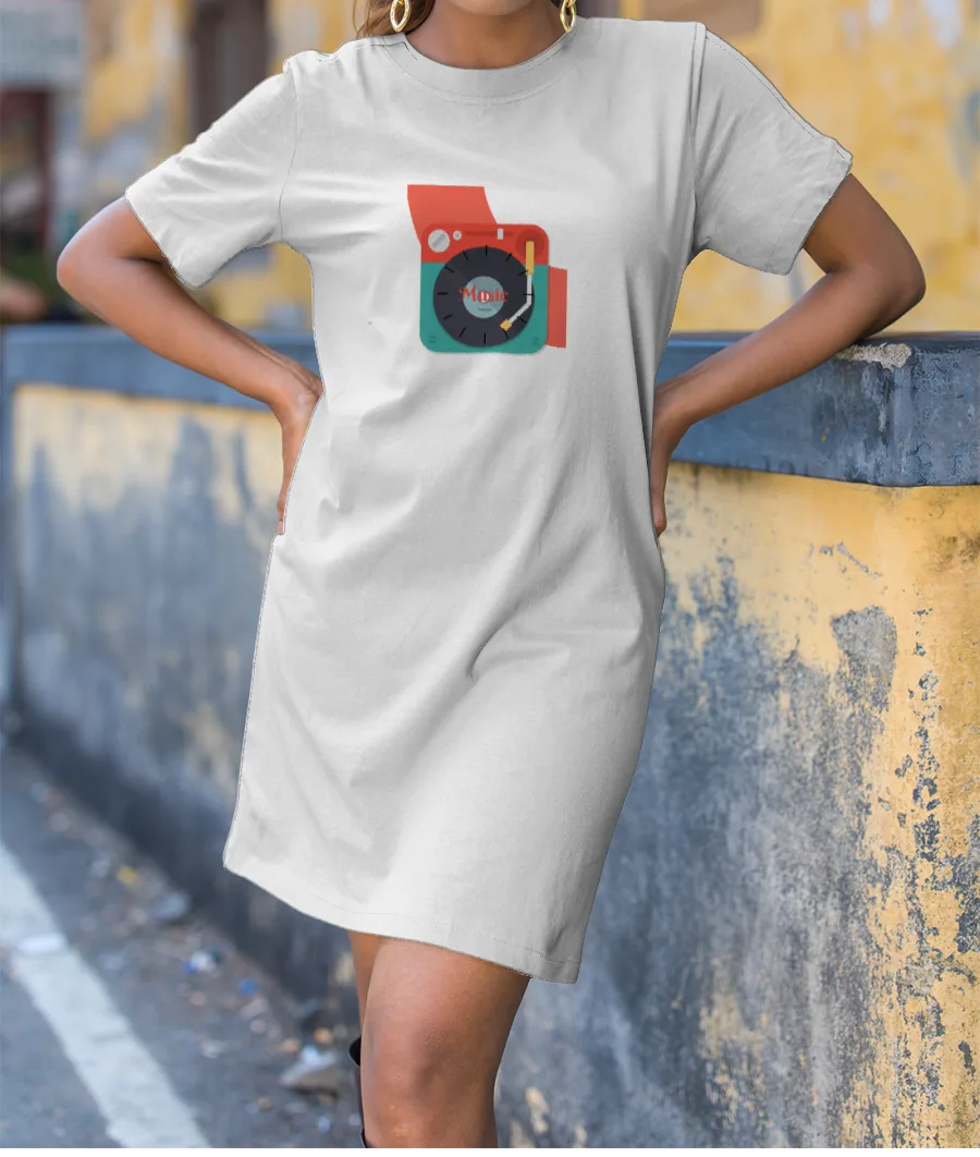 Music T-Shirt Dress