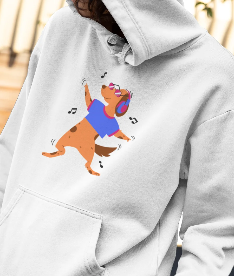 Pawfect Jam Front-Printed Hoodie