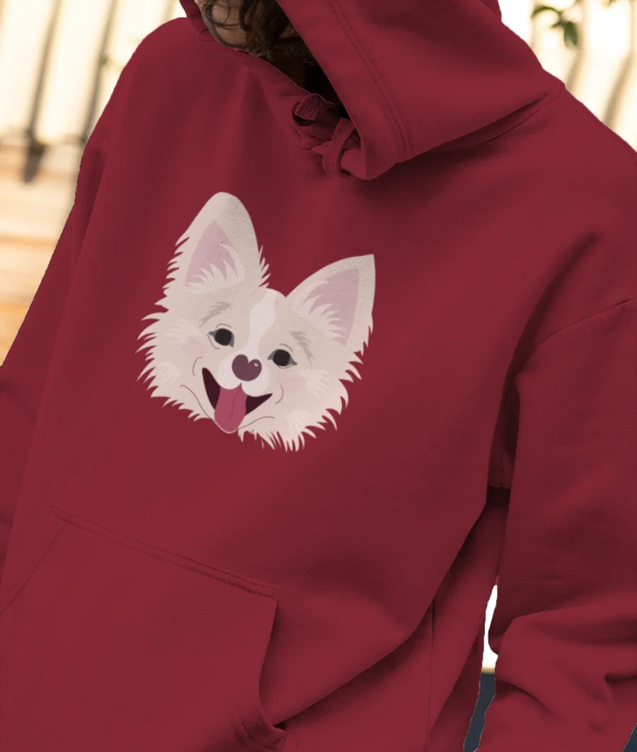 Cute Dog Lover  Front-Printed Hoodie