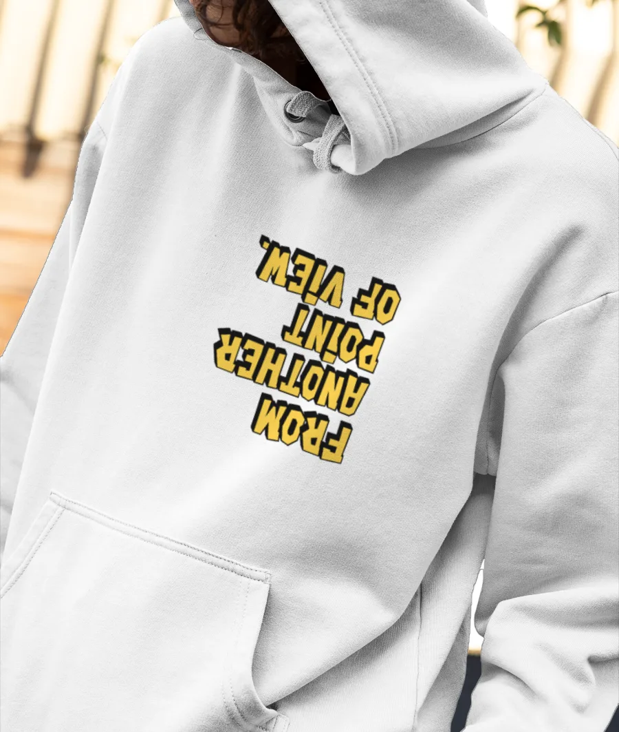 From another point of view | 90s Front-Printed Hoodie