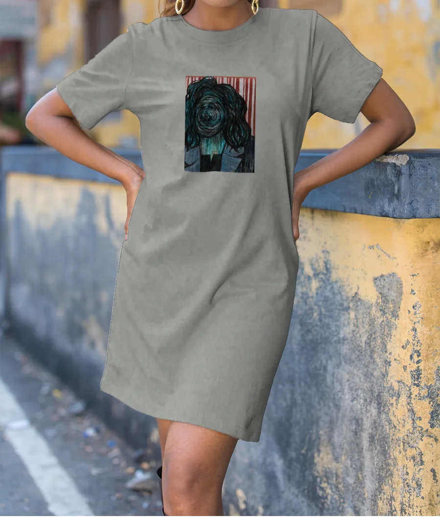 Hozier Trippy Art T-Shirt Dress