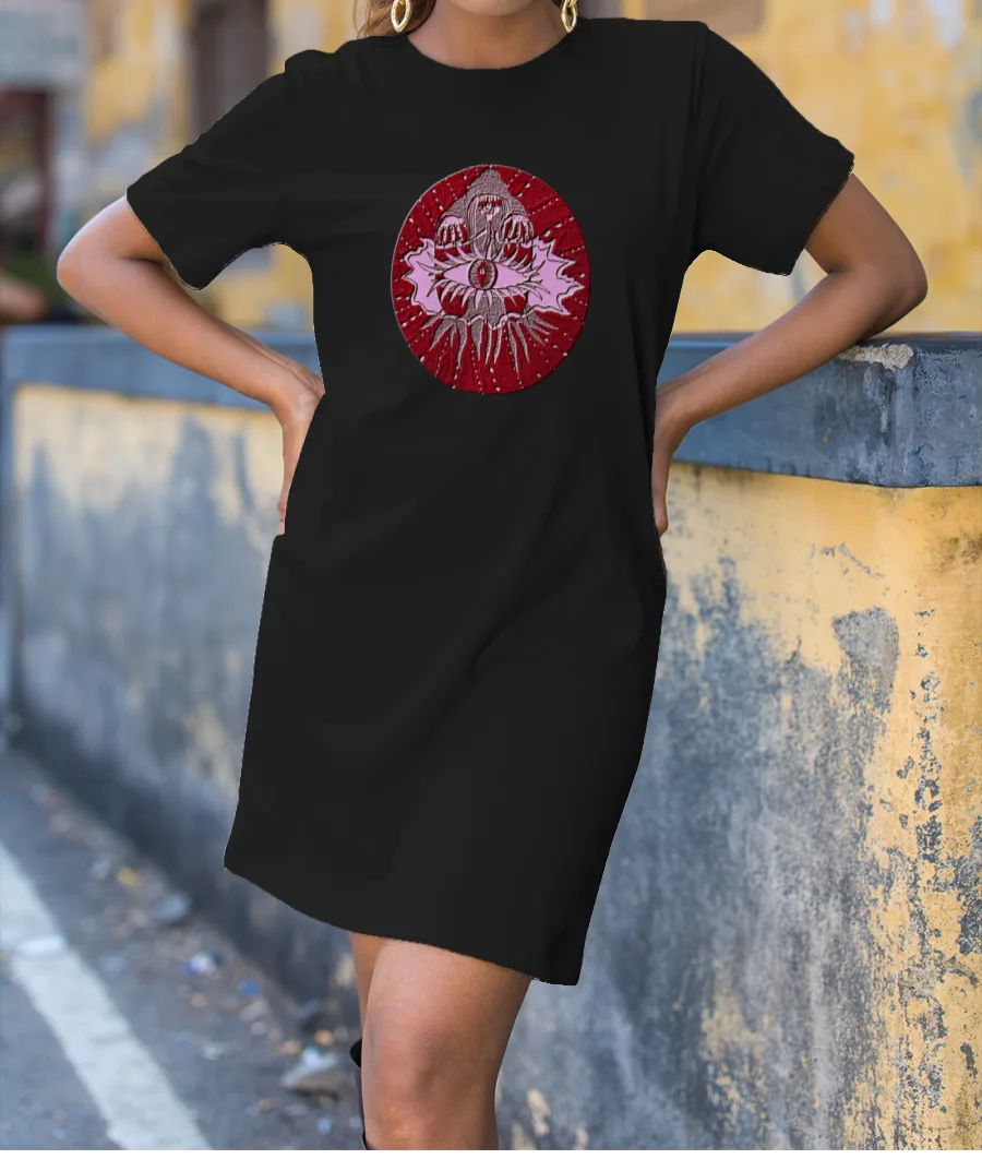 Dark magic D T-Shirt Dress