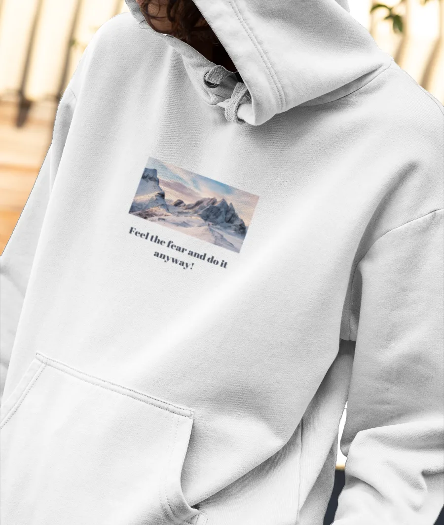 Motivational quote Front-Printed Hoodie