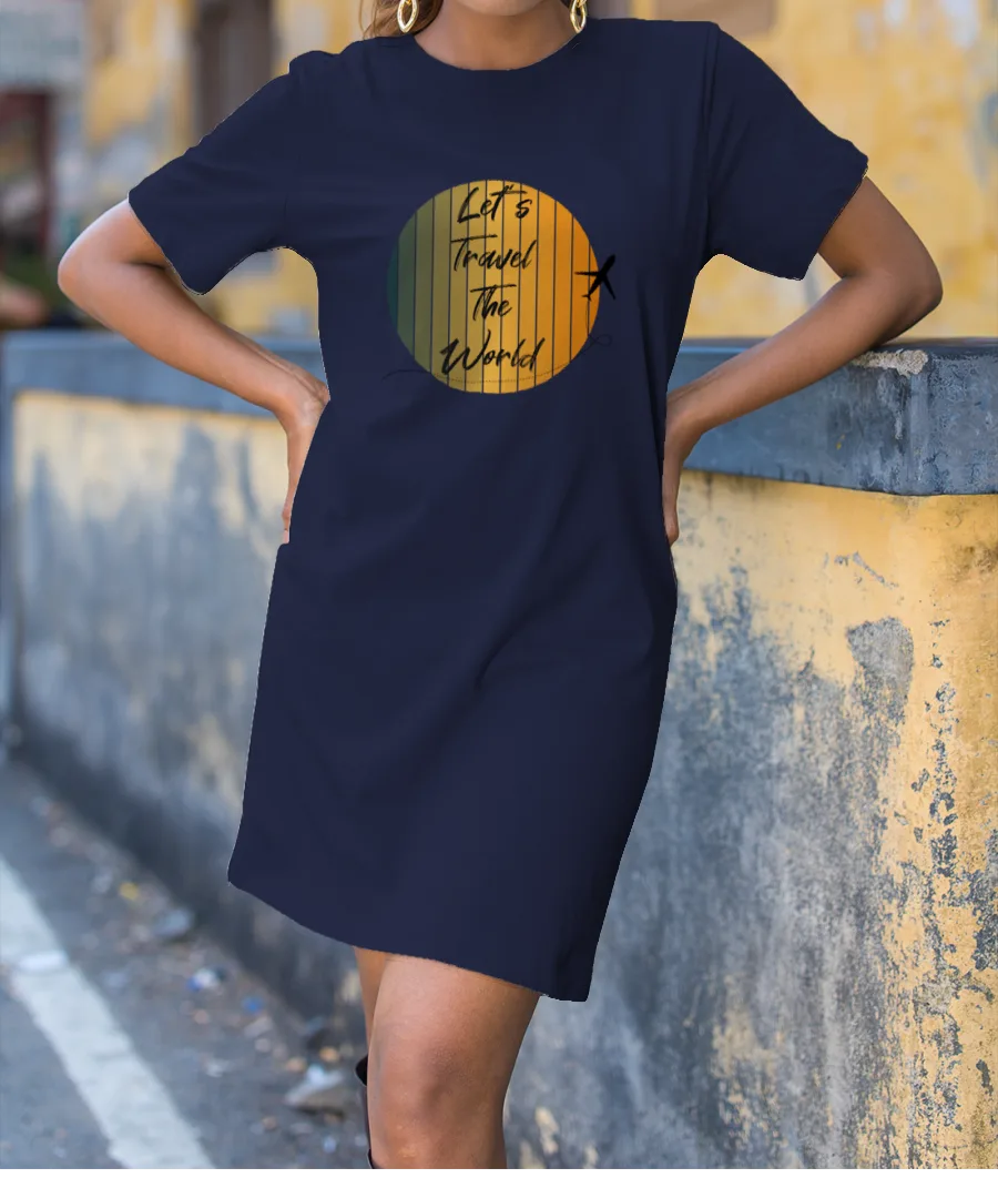 Travel T-Shirt Dress