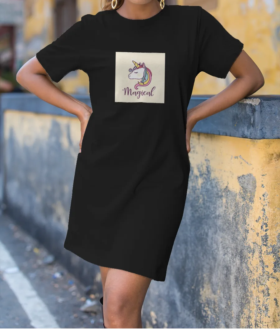 Magical unicorn T-Shirt Dress