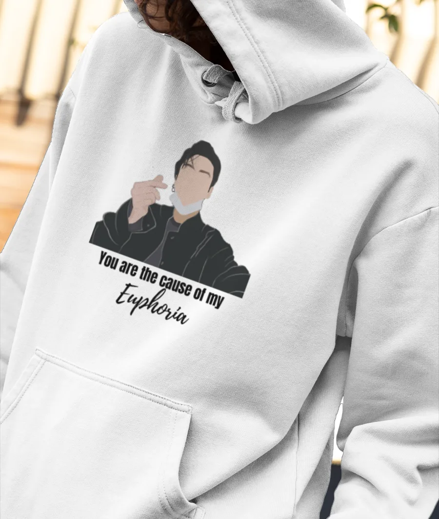 BTS jungkook- Euphoria  Front-Printed Hoodie