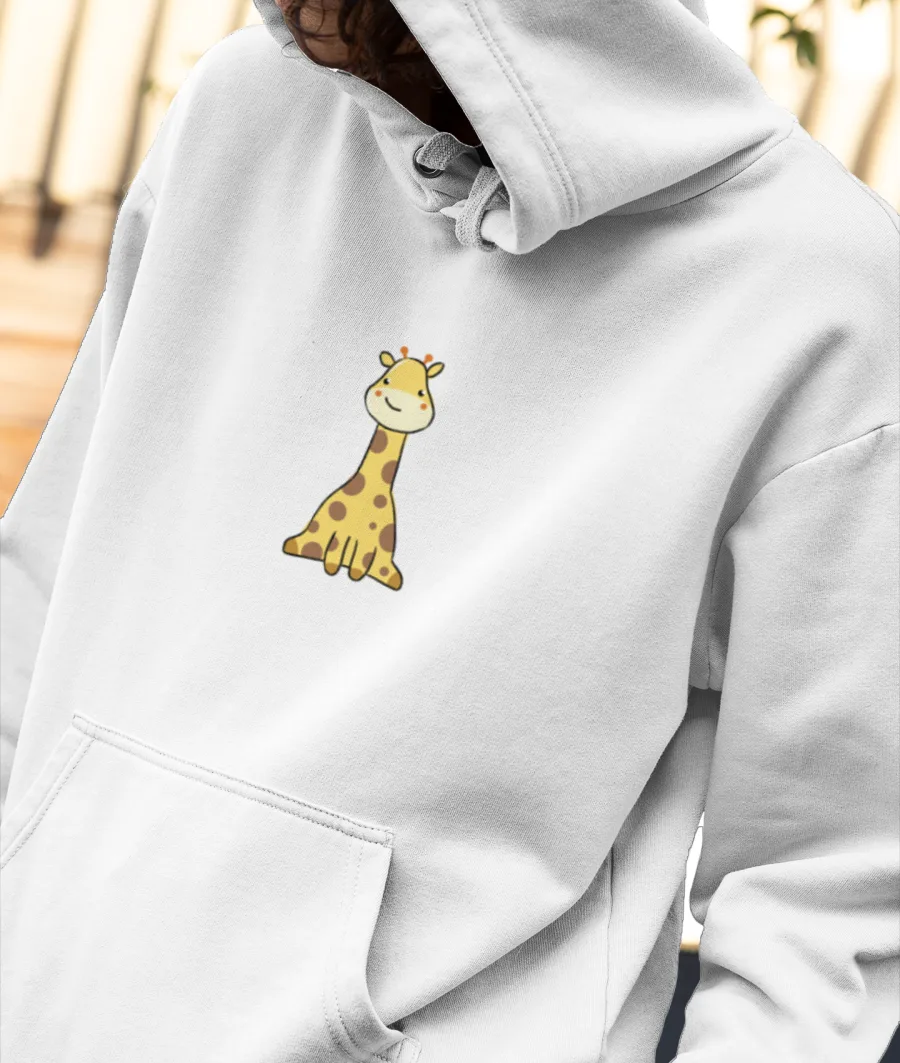 Giraffe Front-Printed Hoodie