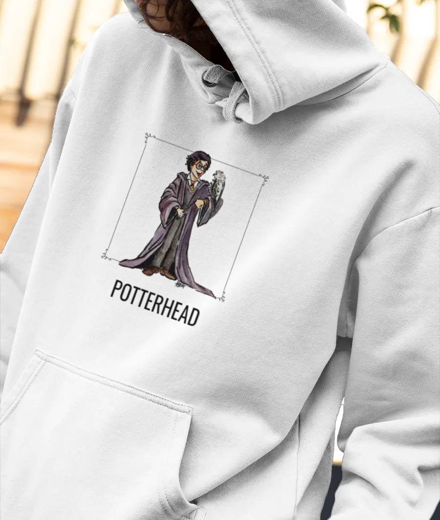 Potterhead Merch Front-Printed Hoodie