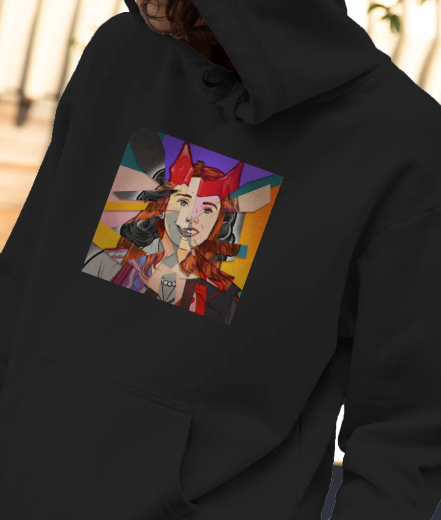 Wanda Vision Front-Printed Hoodie