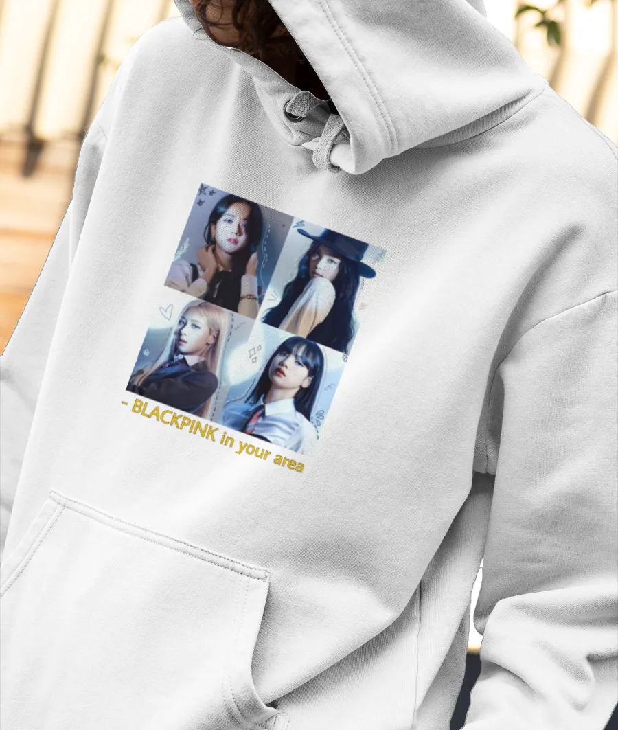 BlackPink in your area Front-Printed Hoodie