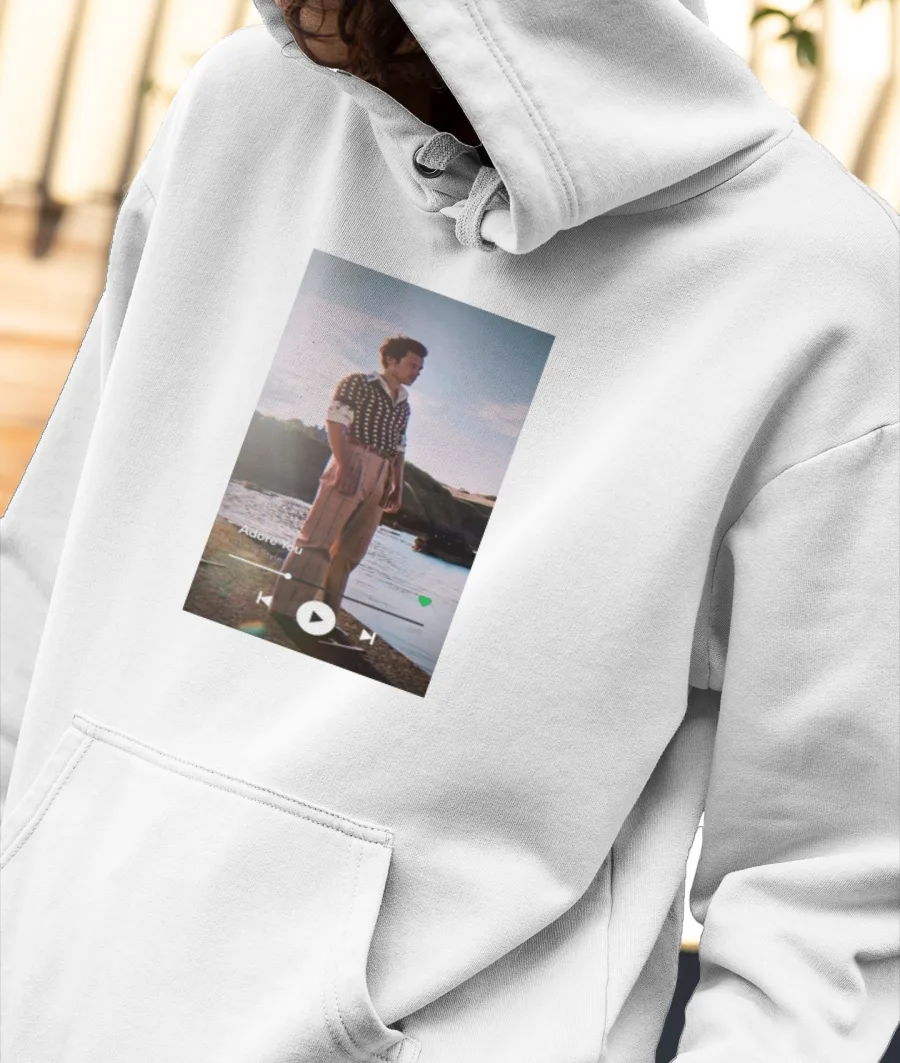 harry styles-adore you Front-Printed Hoodie