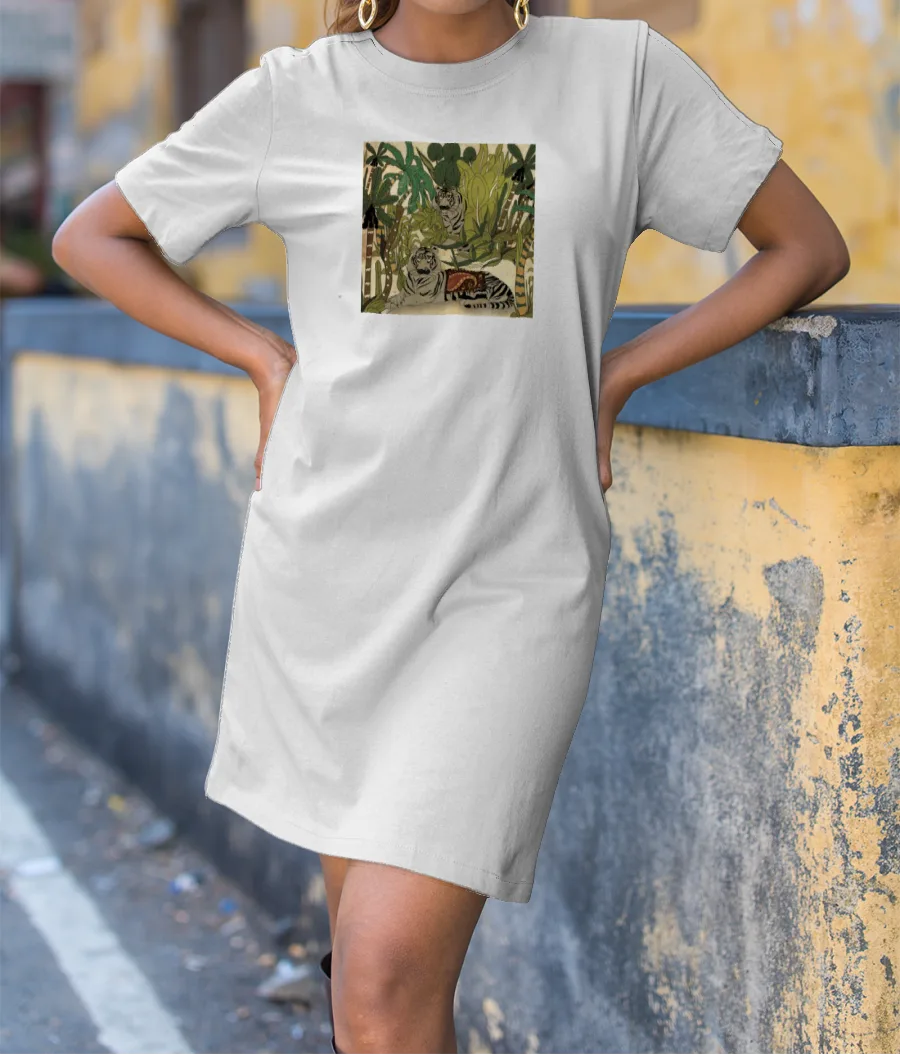 Vintage Tiger T-Shirt Dress