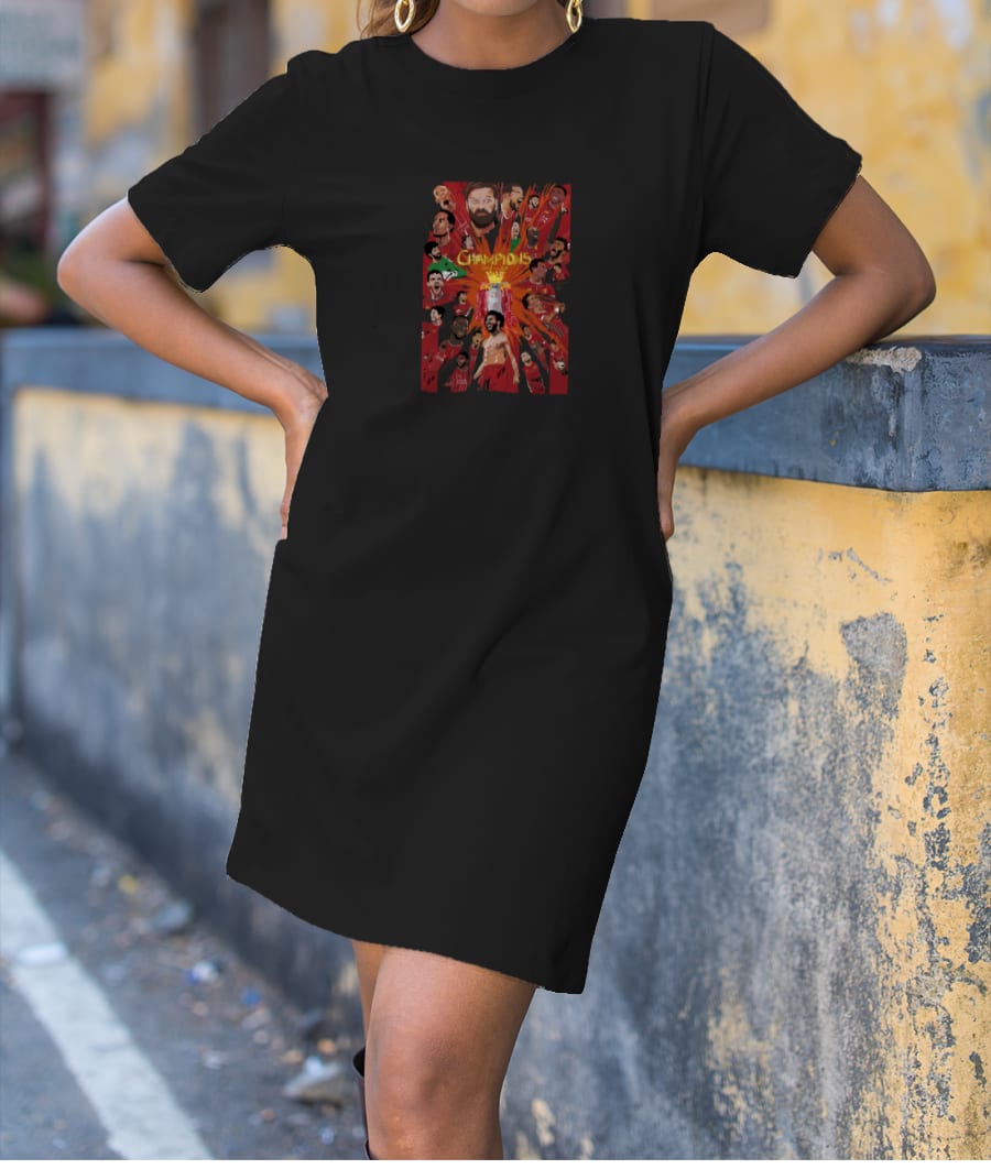 Liverpool Premier League Champions T-Shirt Dress