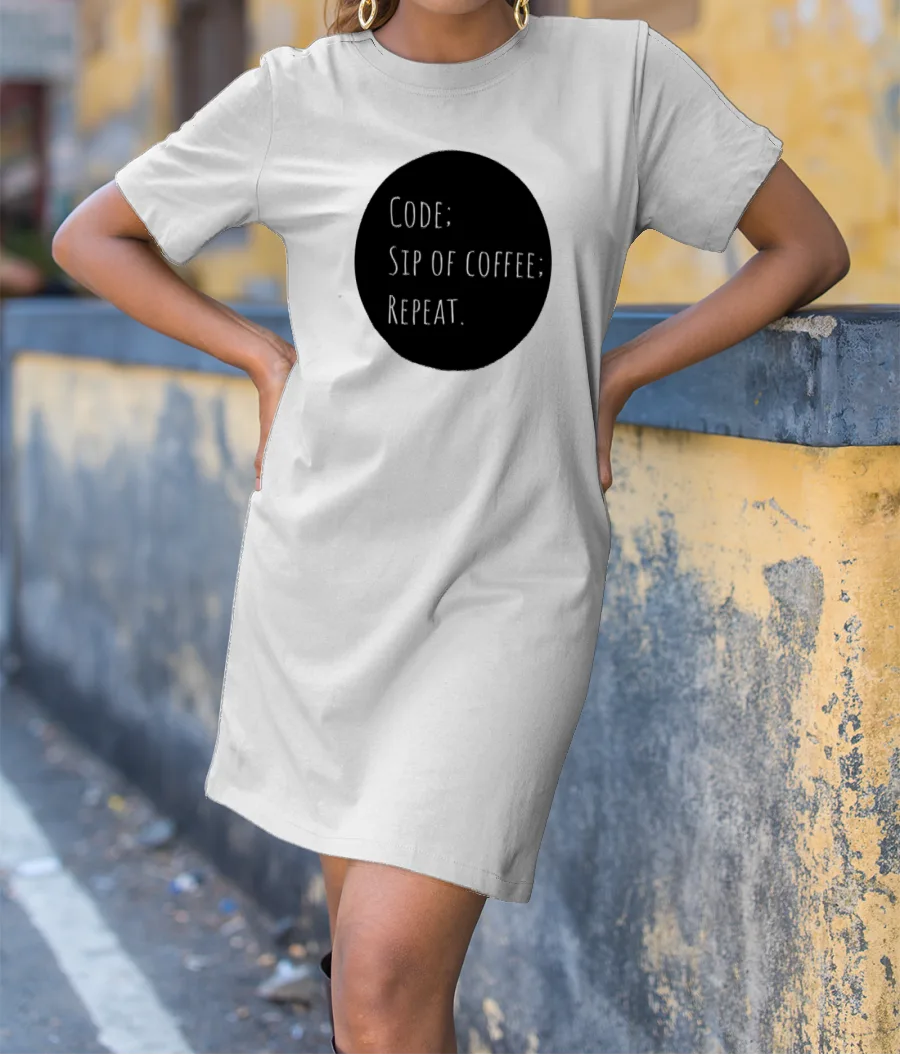 Coder_life T-Shirt Dress