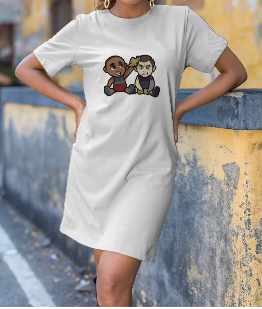 The Falcon and The Winter Soldier Babies T-Shirt Dress