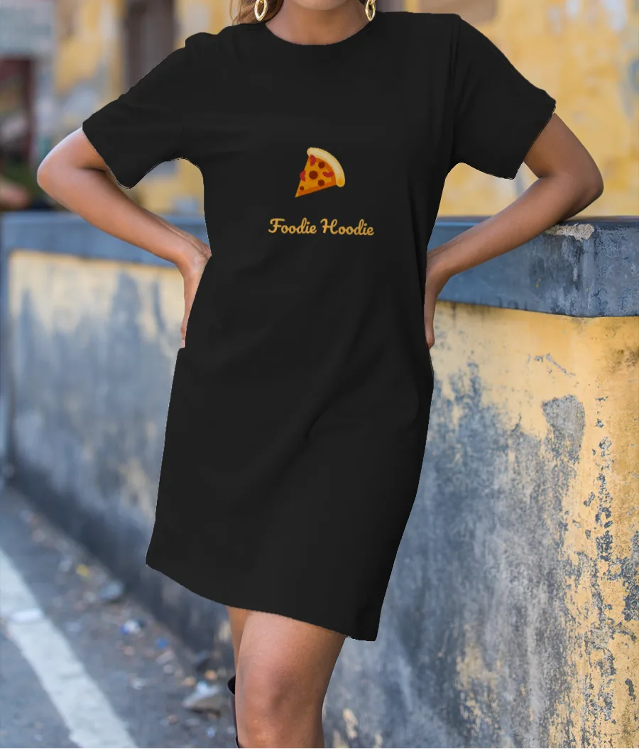 Foodie hoodie for winter 2021 T-Shirt Dress