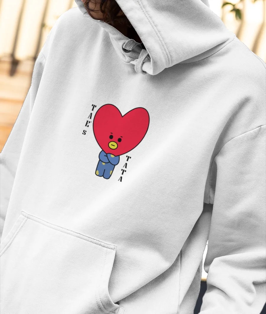 TATA BT21 Hoodie Frankly Wearing - Main Image