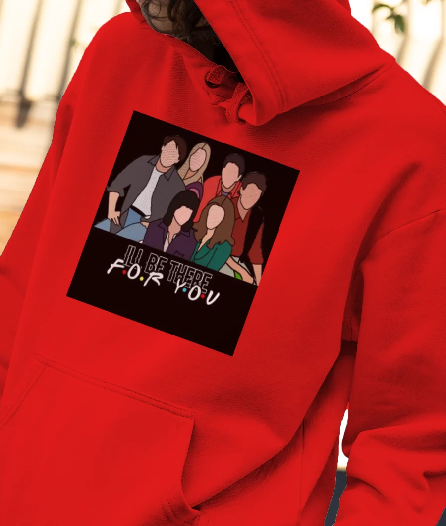 Friends Tv show Tee Front-Printed Hoodie