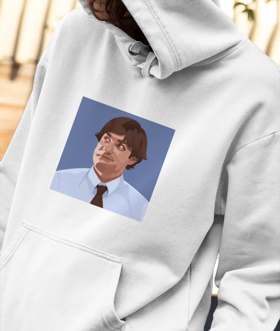 The office- Jim Halpert Front-Printed Hoodie