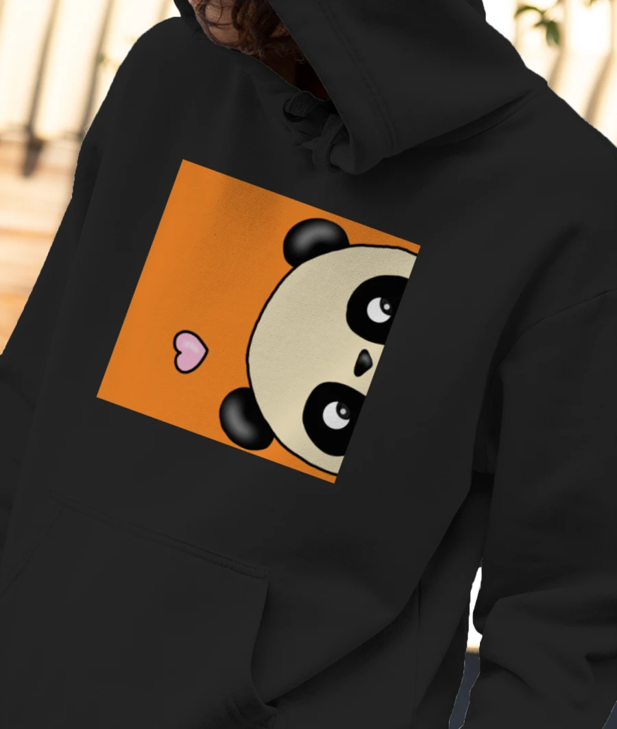 Panda Front-Printed Hoodie