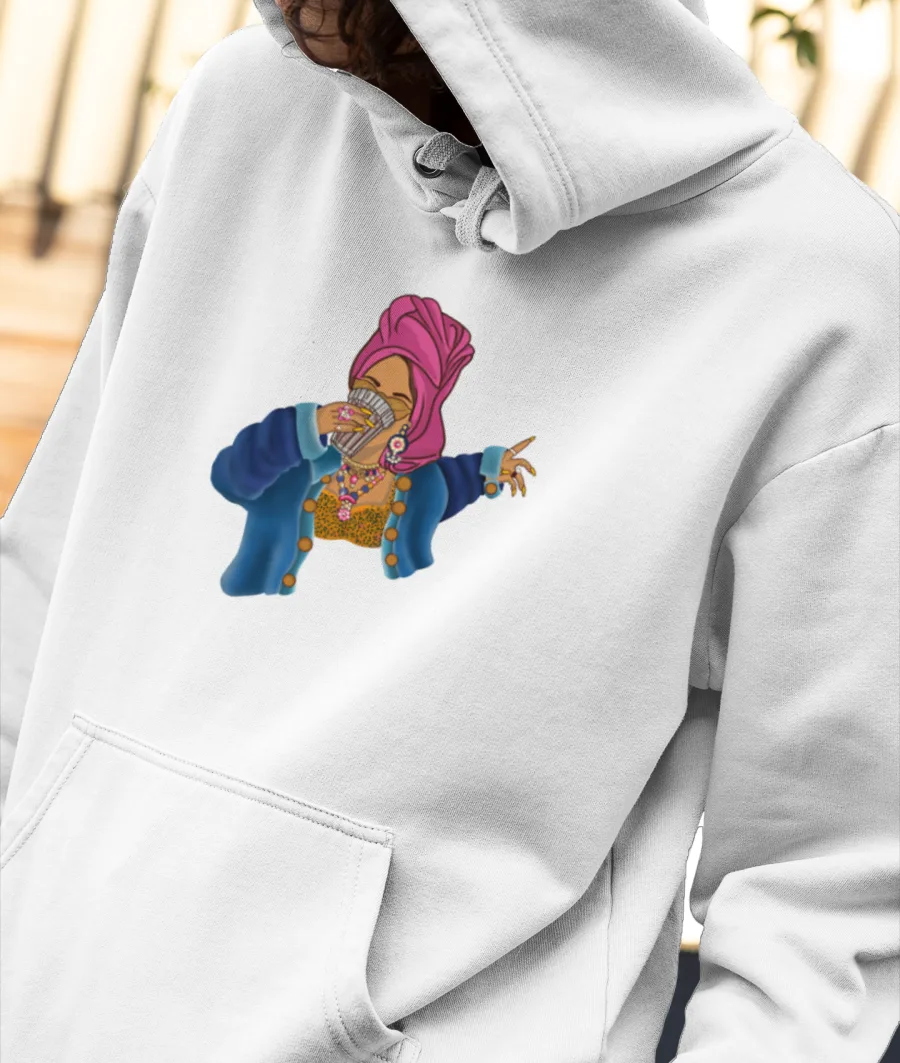 DESI VIDESI ART Front-Printed Hoodie