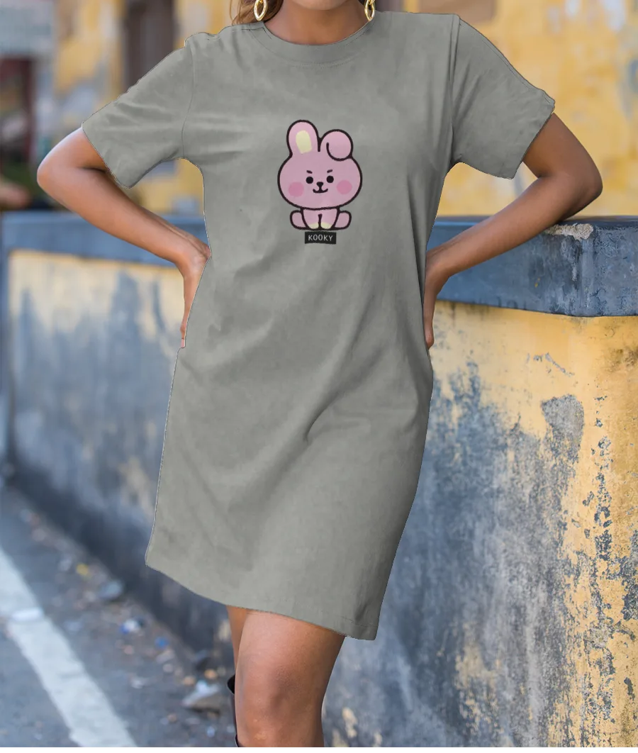 Kooky|Bt21 T-Shirt Dress