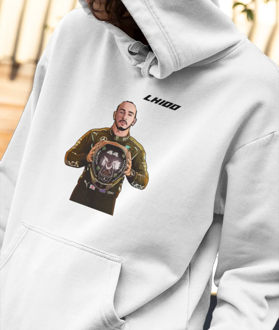 Lewis Hamilton LH100 Front-Printed Hoodie