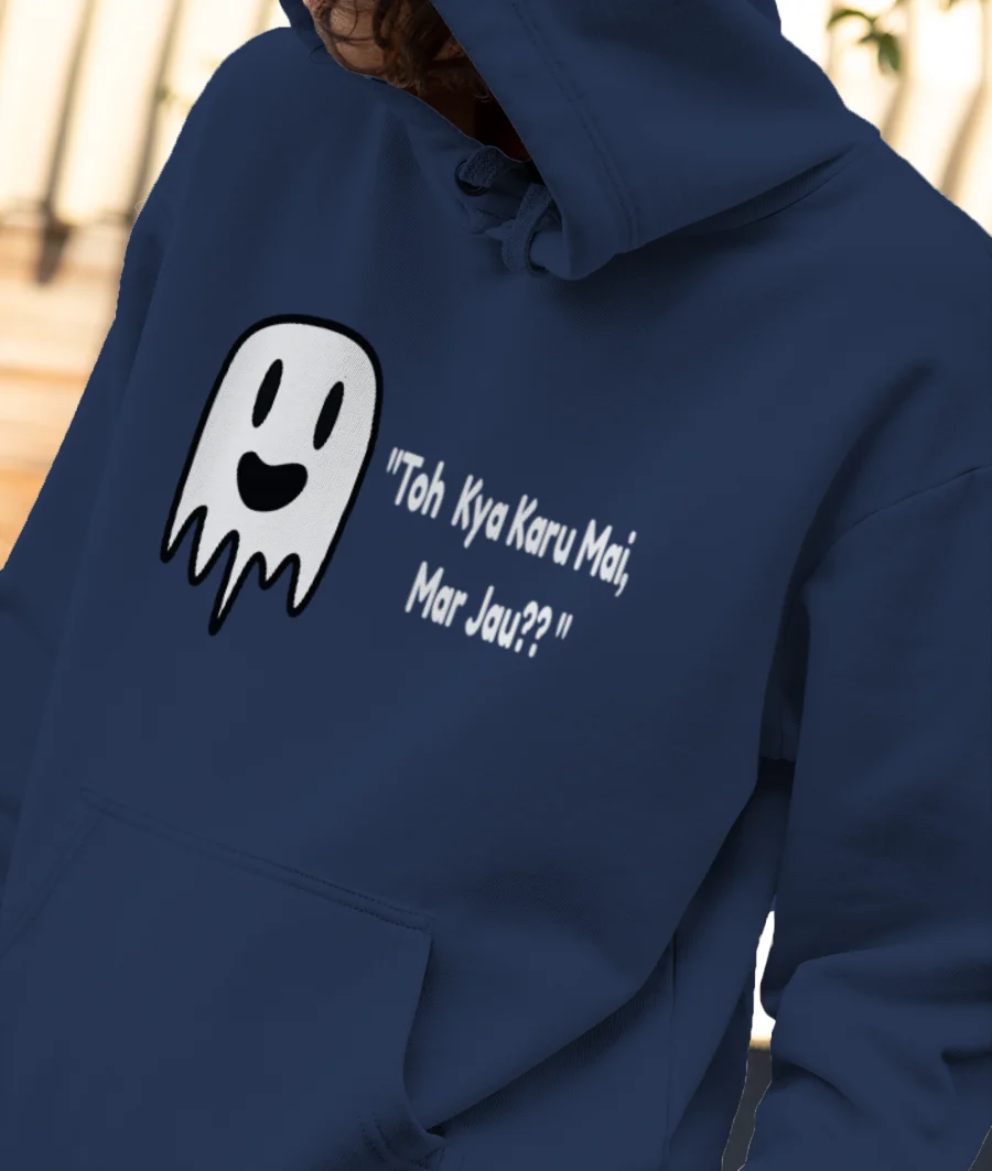 Boo Tees Front-Printed Hoodie