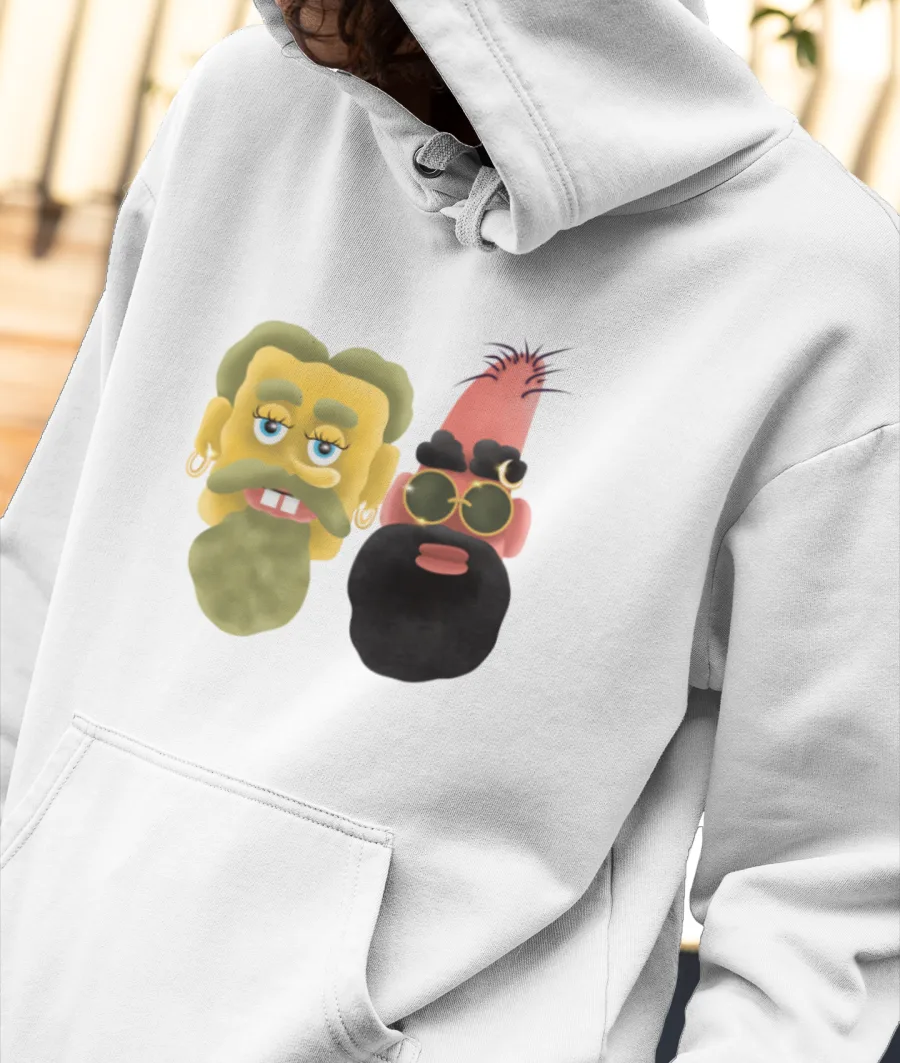 SpongeBob & Patrick 2021 gen-z Front-Printed Hoodie