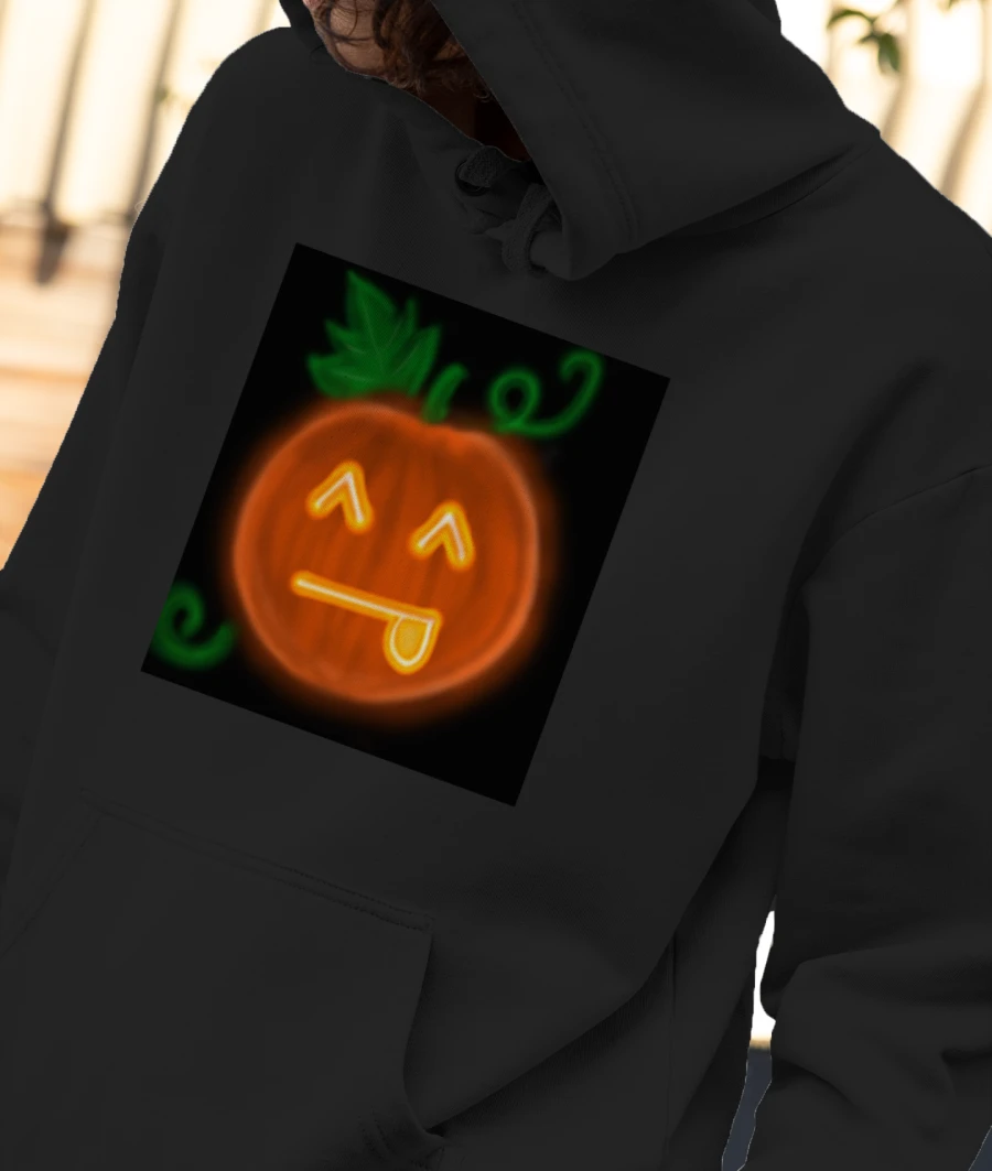 halloween pumpkin cute Front-Printed Hoodie