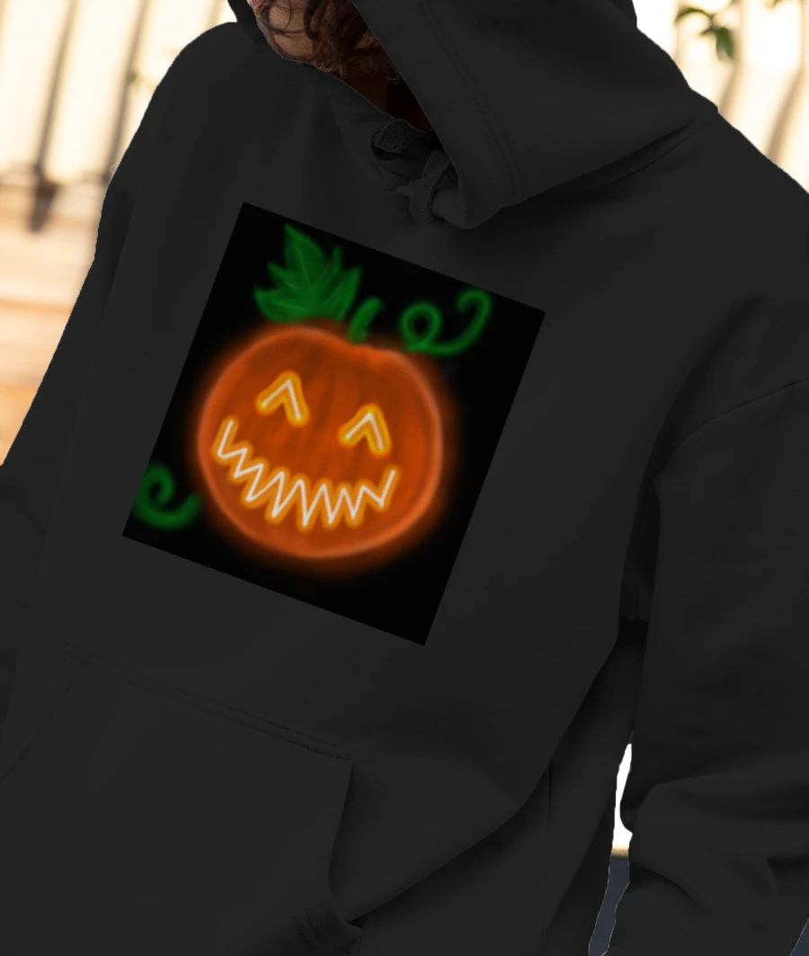 Halloween special Front-Printed Hoodie