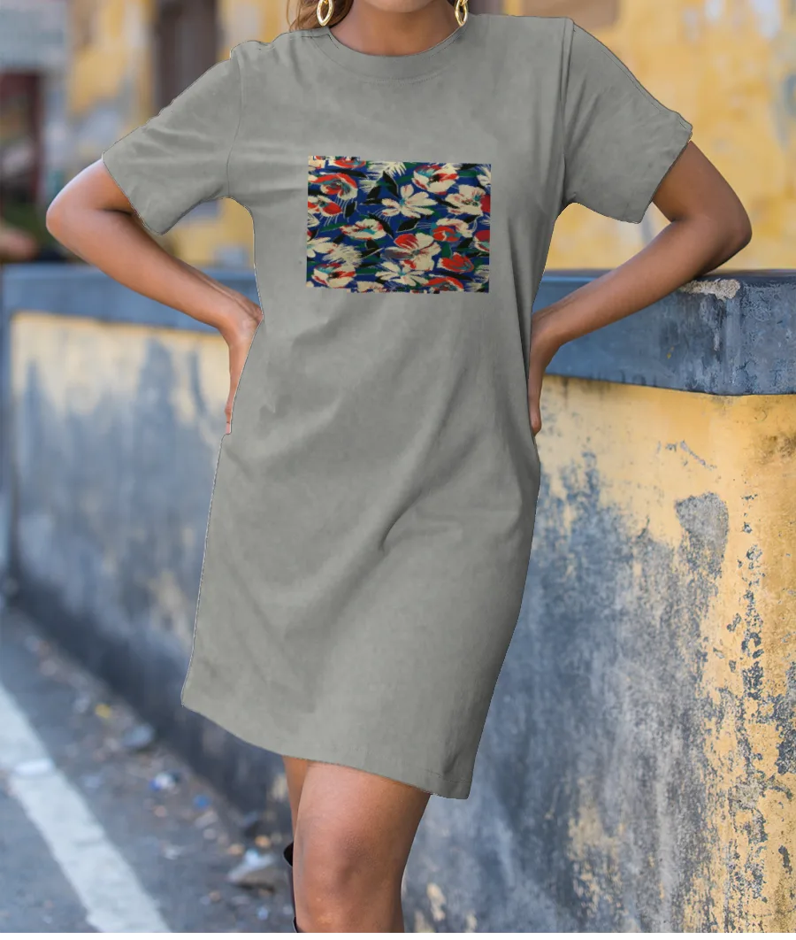 floral print T-Shirt Dress