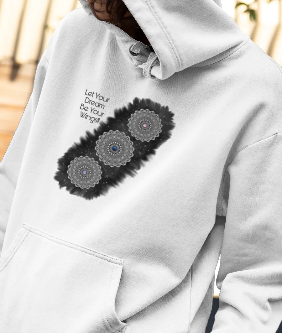 Galaxy Mandala  Front-Printed Hoodie