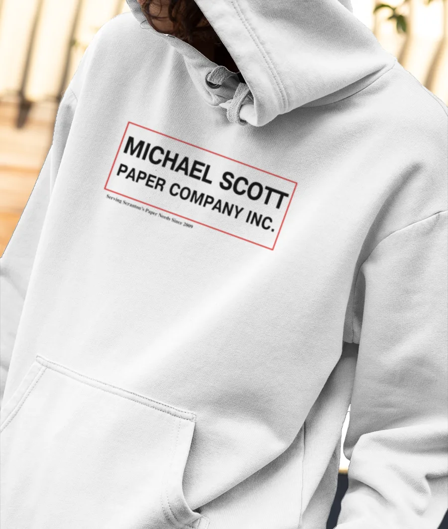 Michael Scott Paper Company  Front-Printed Hoodie