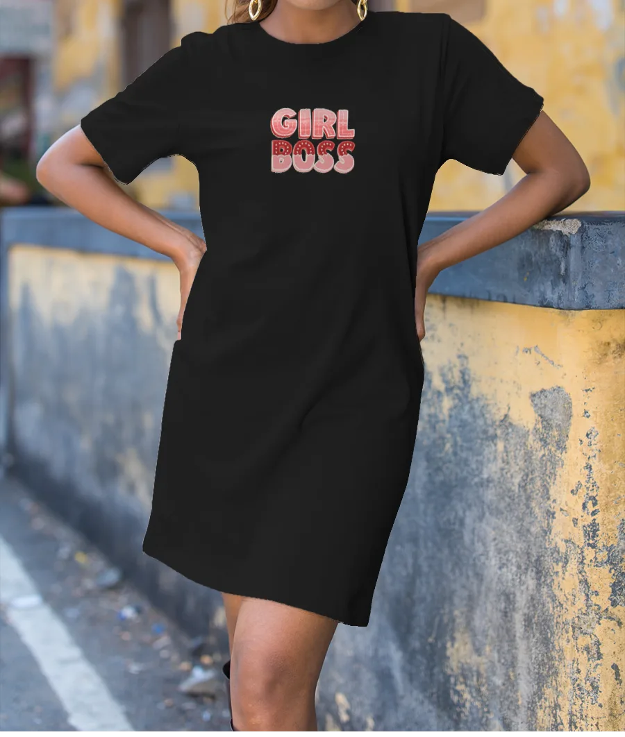 Girl Boss T-Shirt Dress