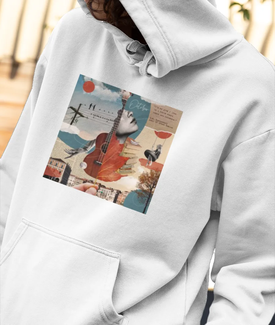 October Front-Printed Hoodie