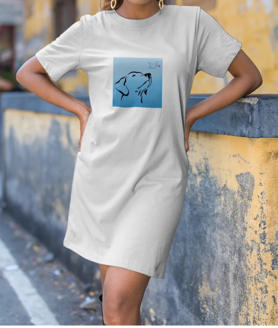 Dog T-Shirt Dress