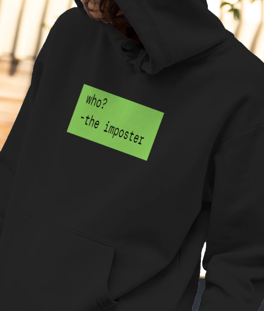 The imposter Front-Printed Hoodie