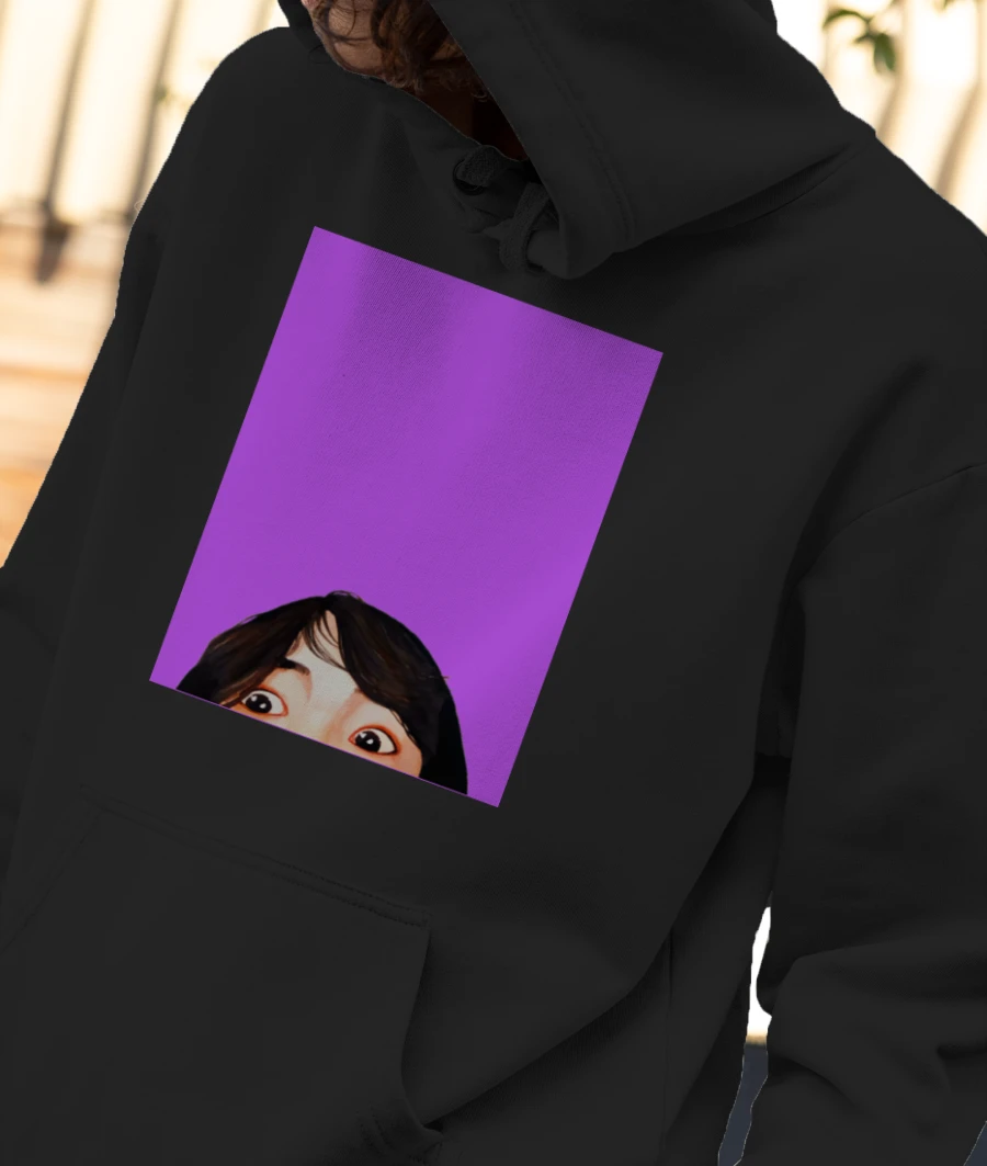BTS Jungkook Front-Printed Hoodie