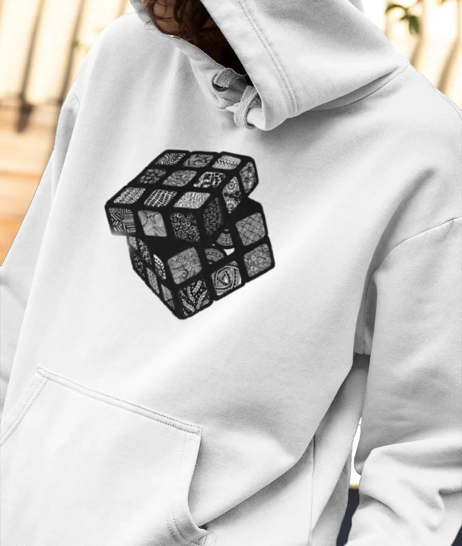 Cube Front-Printed Hoodie