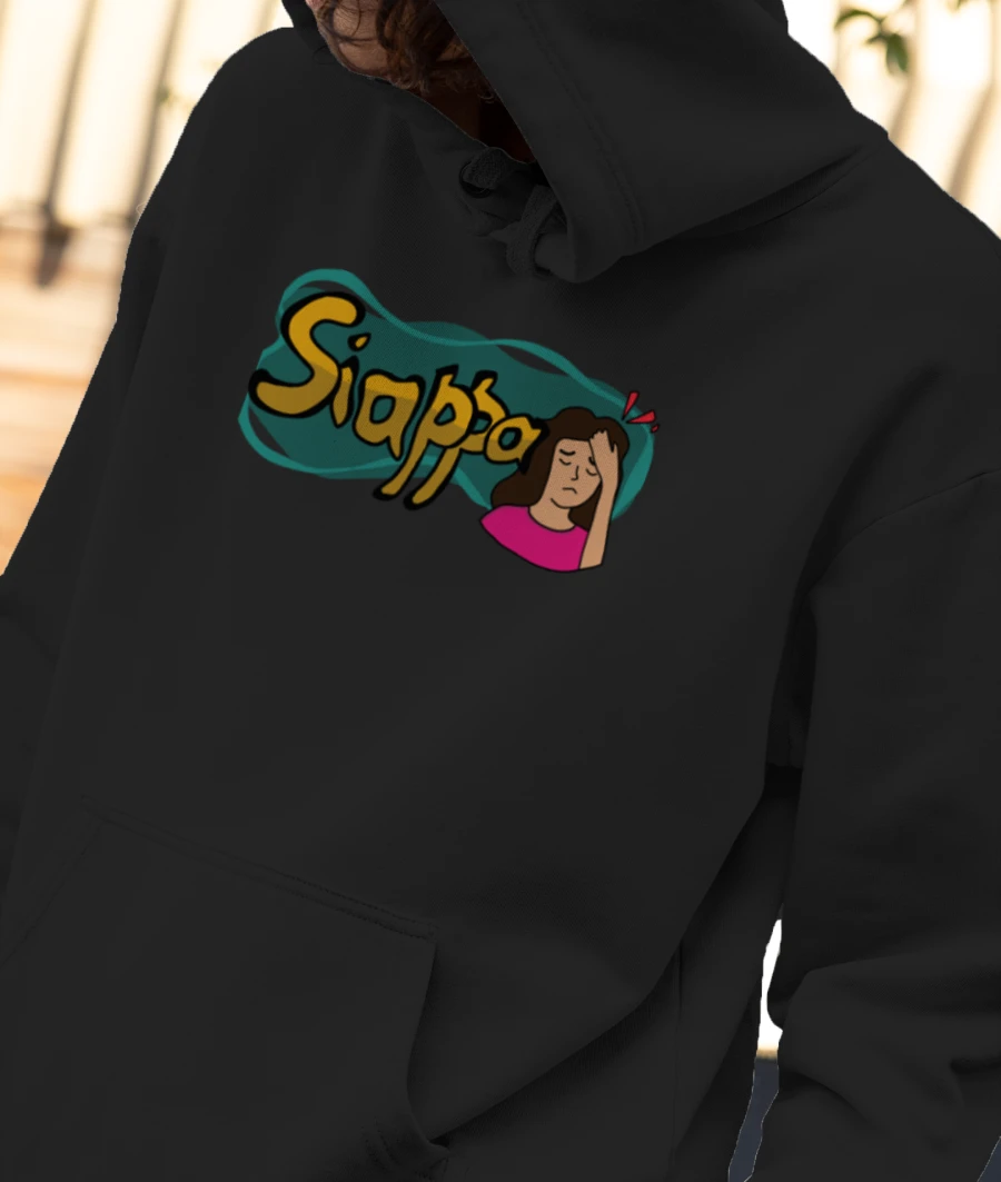 Siappa  Front-Printed Hoodie