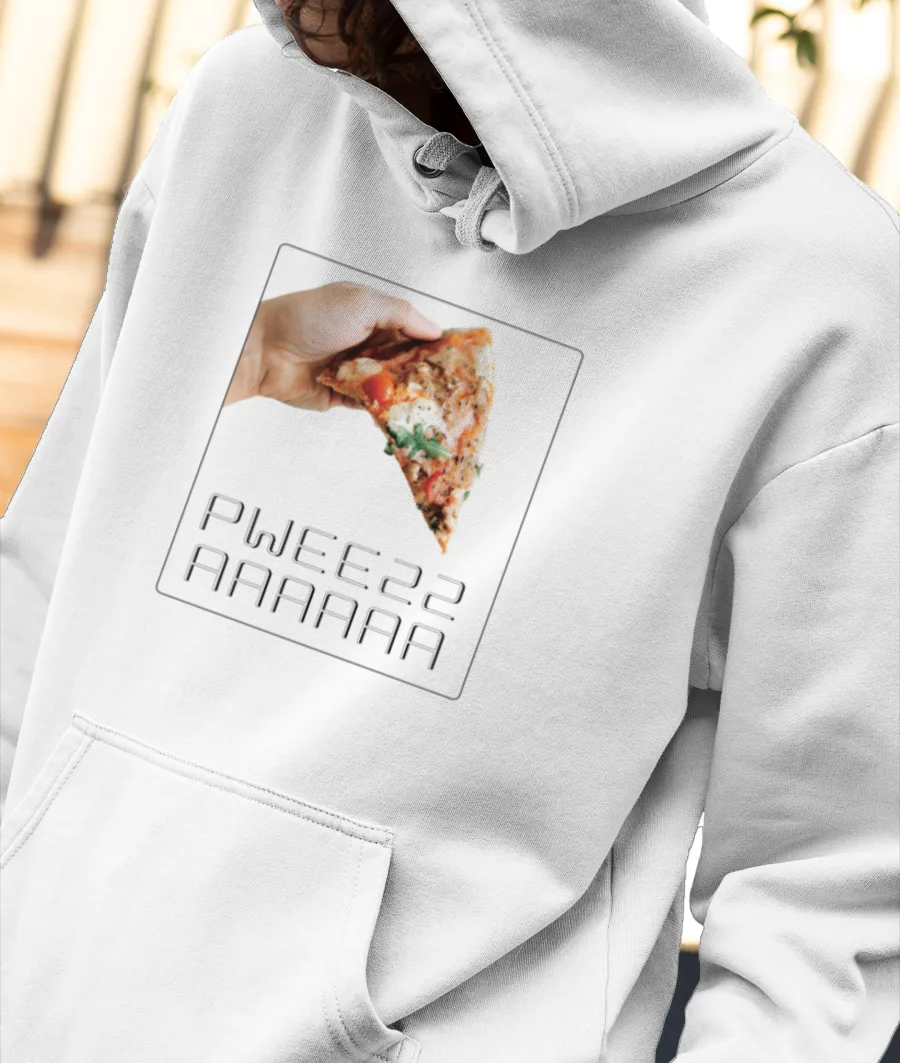 Pizza Pizza Pizza Front-Printed Hoodie