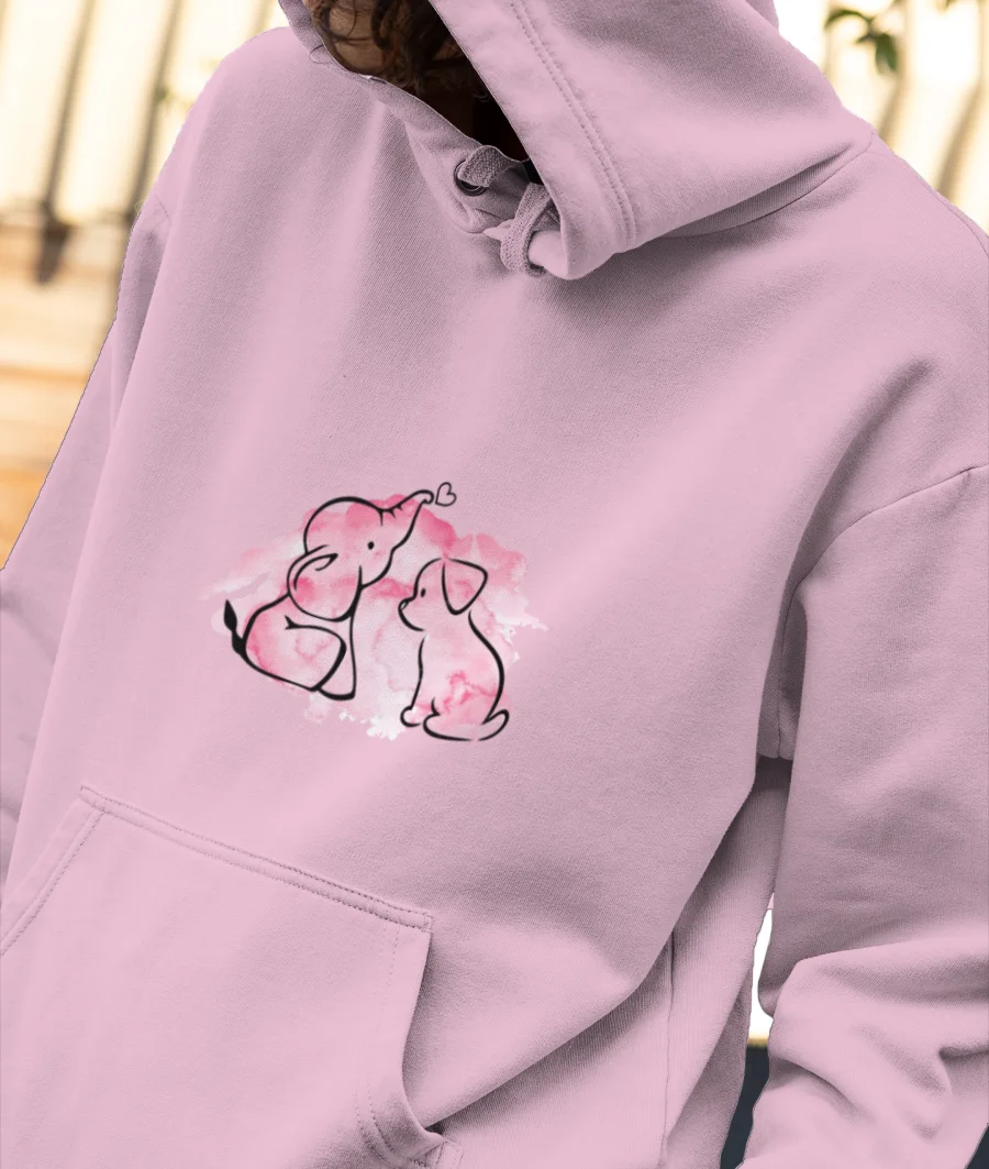 Friendship Front-Printed Hoodie