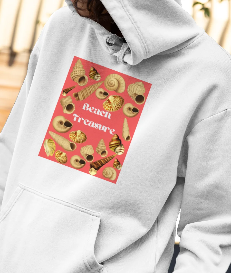 Beach Treasure  Front-Printed Hoodie