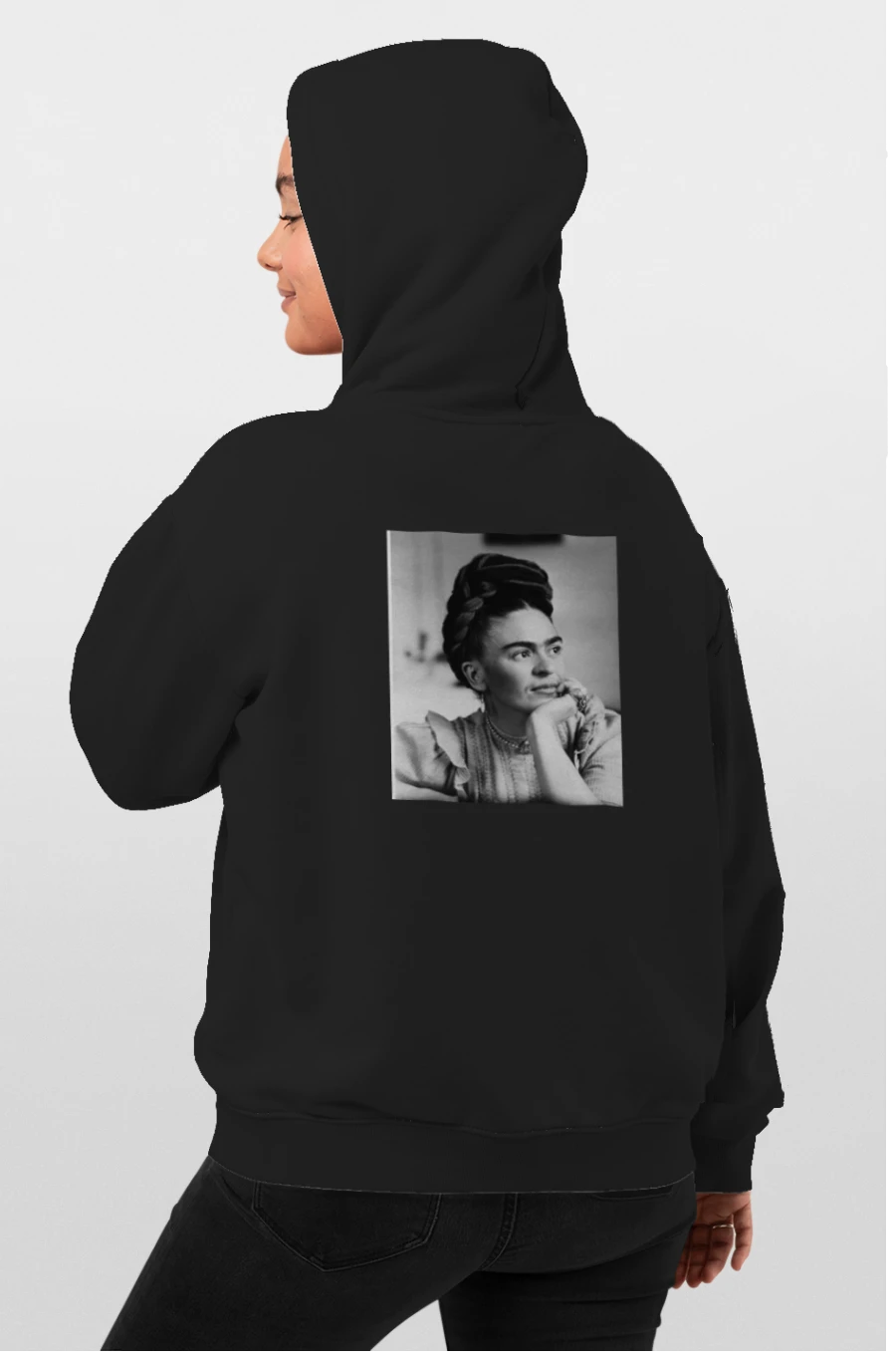 UKIYO - Frida Khalo Back-Printed Hoodie