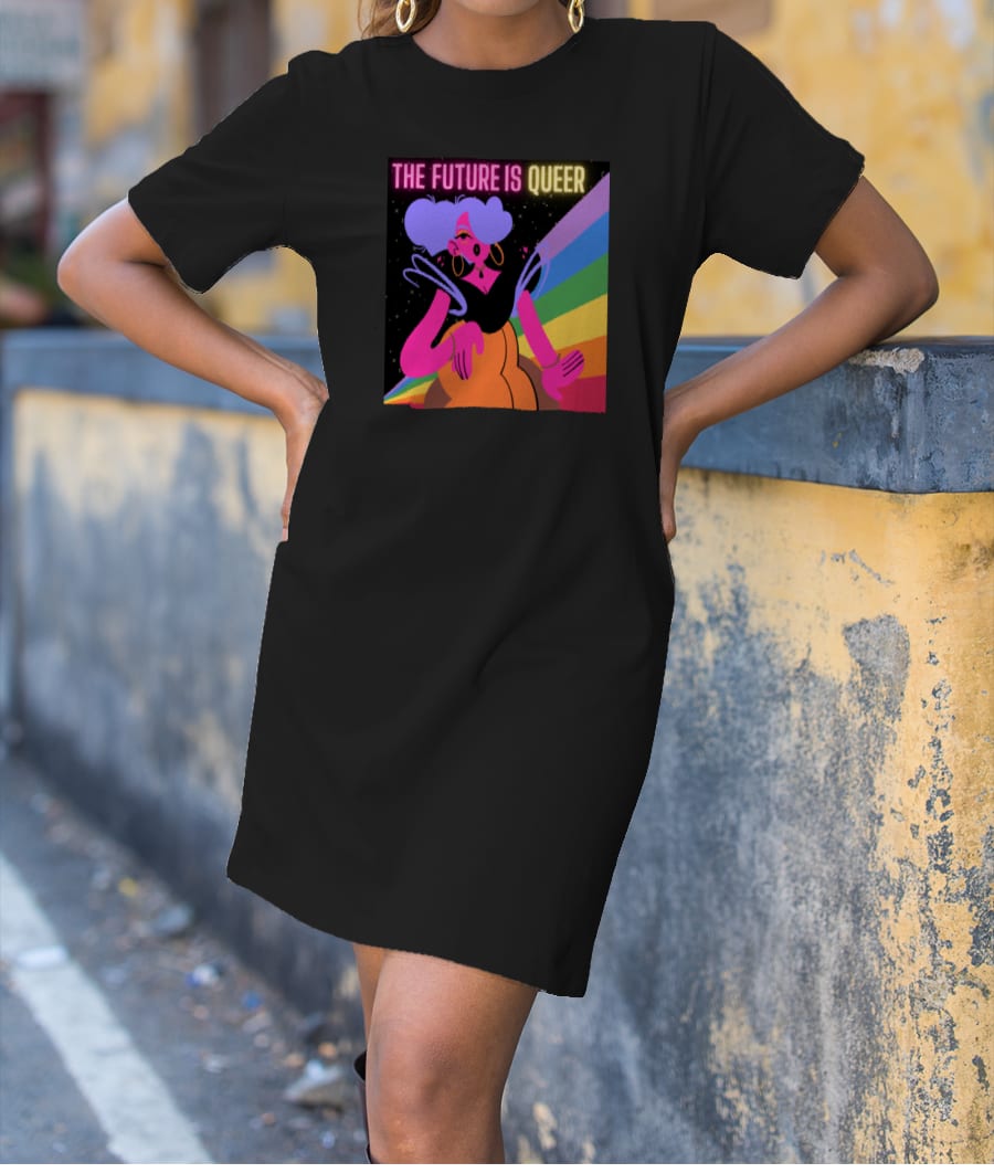 The future is queer T-Shirt Dress